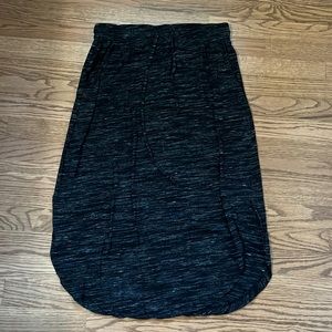 Synergy Organic Clothing Black Midi Skirt